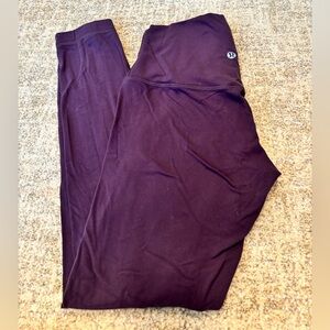 Lululemon Align Leggings Maroon size 4 28”
